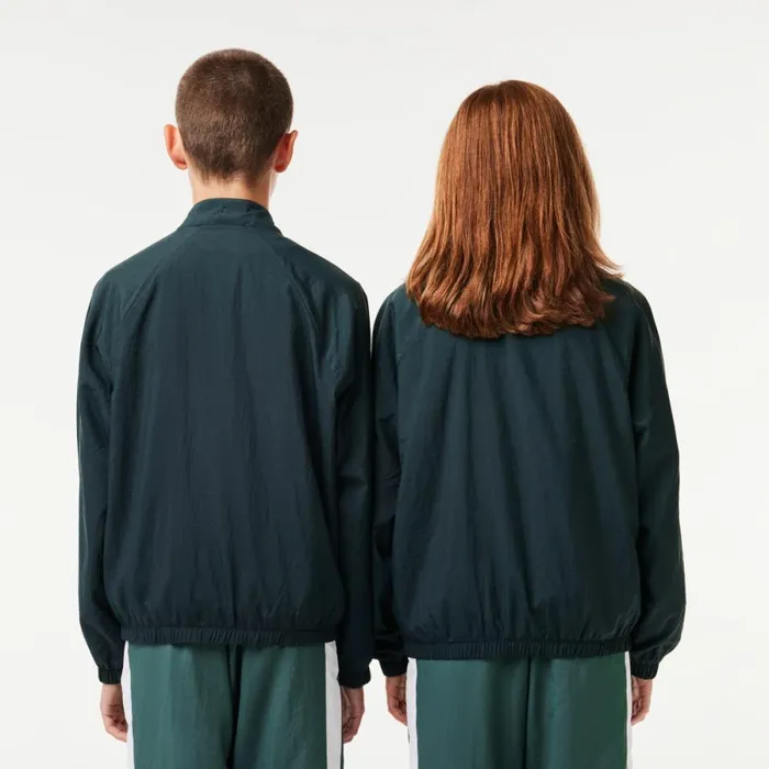 Jackets and Coats Kids Lacoste Kids039 Colorblock ZipUp Jacket Green Flashy Yellow White Dark Green Nti