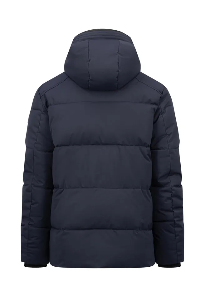 Jackets and Coats Men FYNCHHATTON Buffer Jacket With Hood Dark Navy