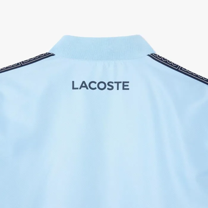 Jackets and Coats Men Lacoste Men039s Recycled Fabric Tennis Sweatsuit Pastel Blue Hbp