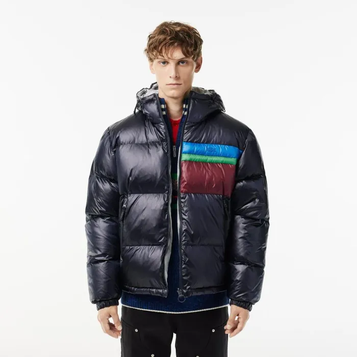 Jackets and Coats Men Lacoste Men039s Reversible Colorblock Accent Down Jacket Navy Blue White Grey Qiw Jackets and Coats Men Lacoste Men039s Reversible Colorblock Accent Down Jacket Navy Blue White Grey Qiw