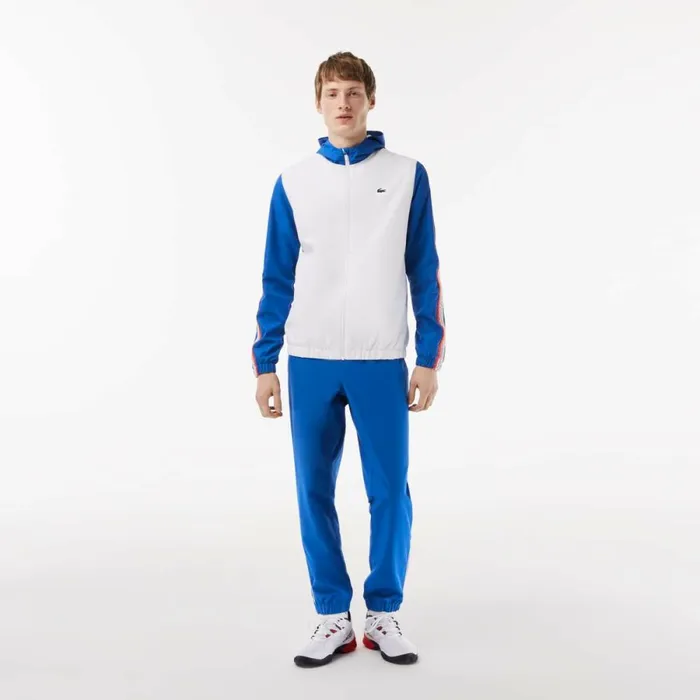Jackets and Coats Men Lacoste Mens Regular Fit Tennis Sweatsuit White Blue White Wmi Jackets and Coats Men Lacoste Mens Regular Fit Tennis Sweatsuit White Blue White Wmi