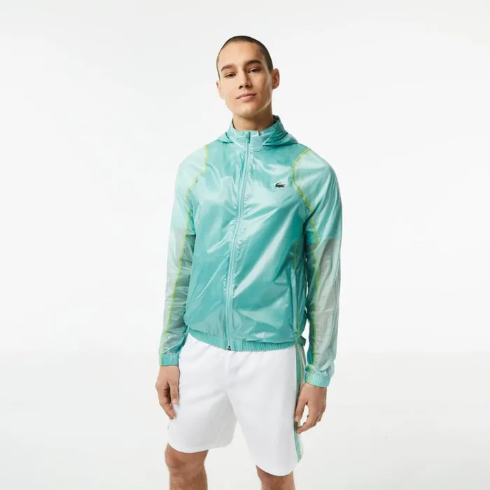 Jackets and Coats Men Lacoste Mens SPORT Waterproof Windbreaker Green Light Green Yellow Br8 Jackets and Coats Men Lacoste Mens SPORT Waterproof Windbreaker Green Light Green Yellow Br8