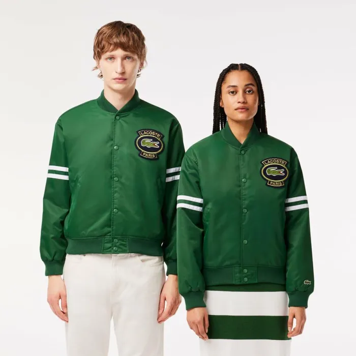 Jackets and Coats Men Lacoste Unisex Archive Badge Bomber Jacket Pine Green 132 Jackets and Coats Men Lacoste Unisex Archive Badge Bomber Jacket Pine Green 132