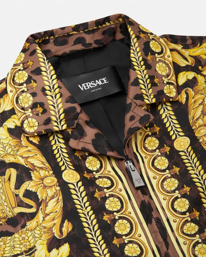 Jackets and Coats Men Versace Wild Barocco Blouson Jacket Animalier