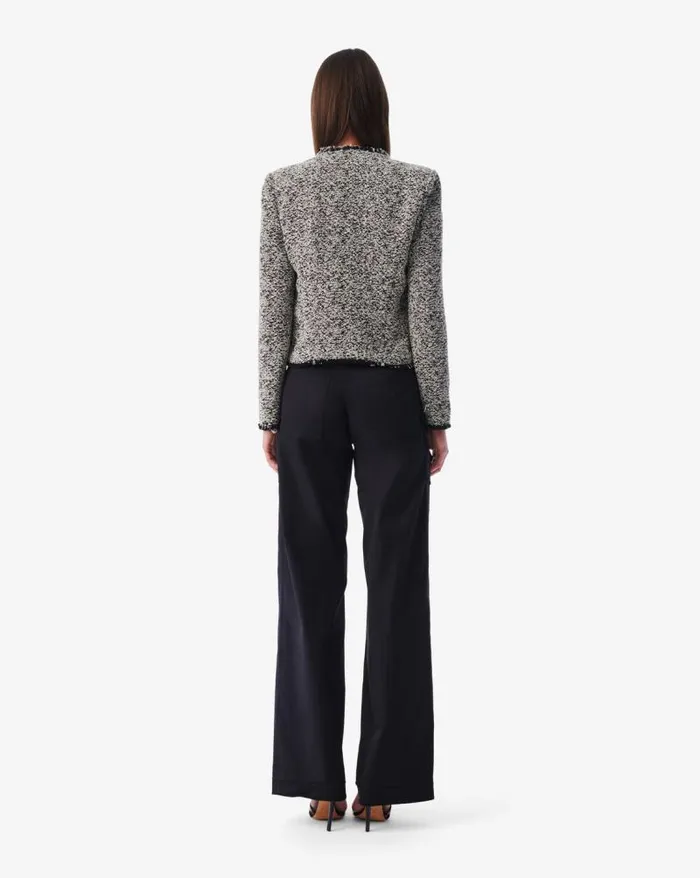 Jackets and Coats Women IRO HAZELA FRINGED TWEED JACKET