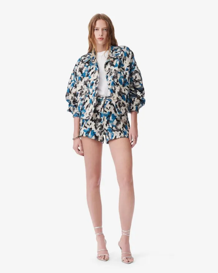 Jackets and Coats Women IRO NOORI SHORT SEQUINED TWEED JACKET