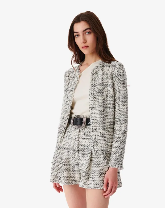 Jackets and Coats Women IRO OSLANI TWOTONED TWEED JACKET