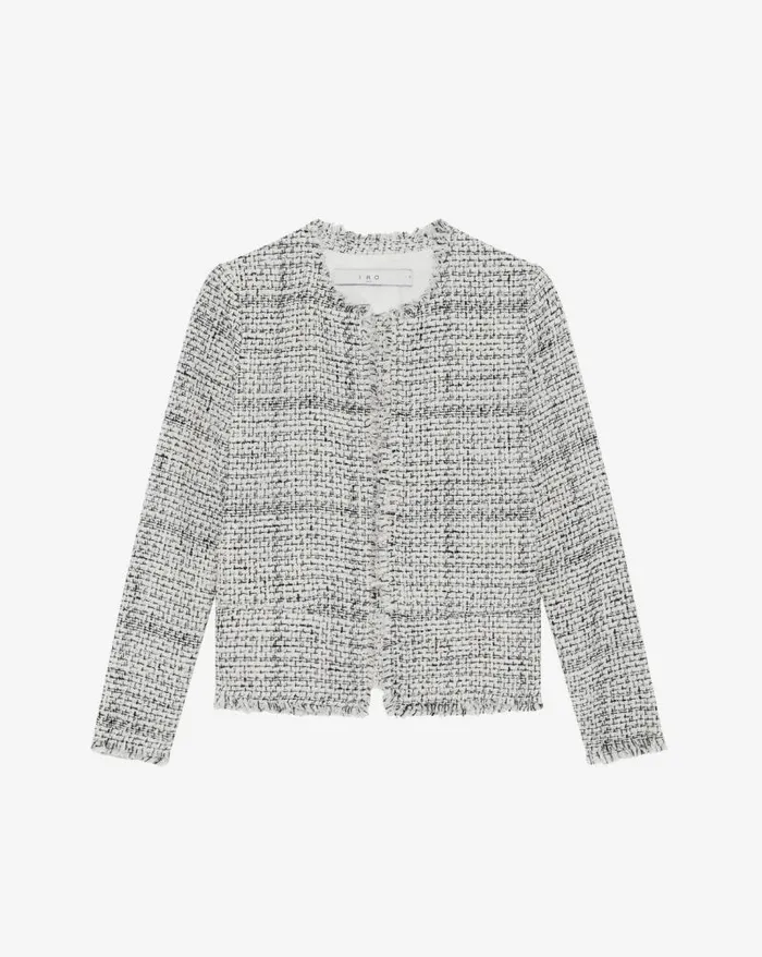 Jackets and Coats Women IRO OSLANI TWOTONED TWEED JACKET