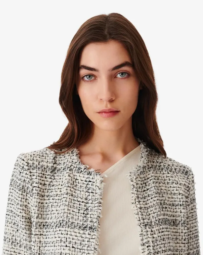 Jackets and Coats Women IRO OSLANI TWOTONED TWEED JACKET
