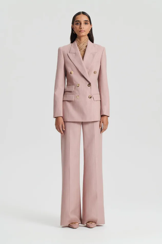 Jackets Women TAILORED DOUBLE POCKET JACKET PINK Scanlan Theodore
