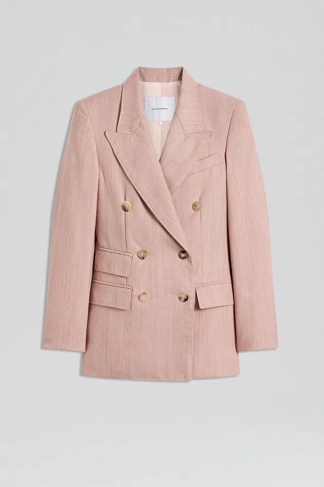 Jackets Women TAILORED DOUBLE POCKET JACKET PINK Scanlan Theodore