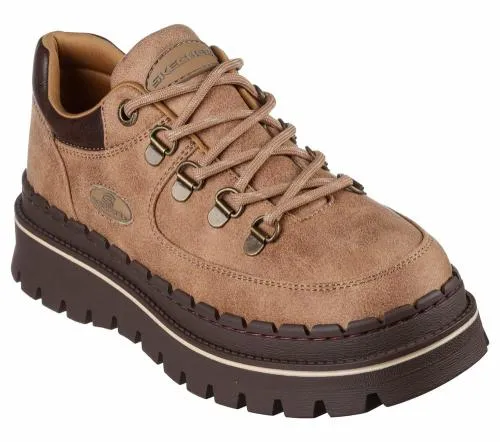 Jammers 8211 Say Goodbye Brown Women SKECHERS Lace Up