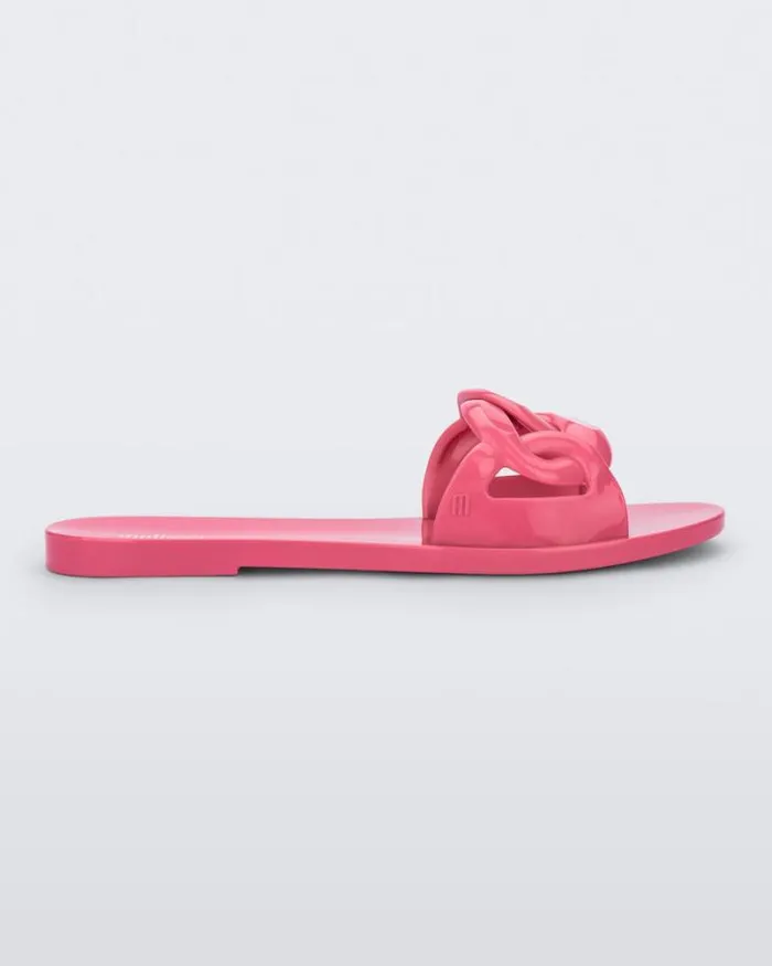 Jelly Chain Pink Women Melissa Slides