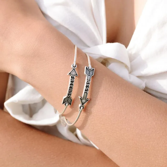 Jewelry Sets Women Alex And Ani Best Friends Arrow Charm Bangles Set Of 2 Rafaelian Silver