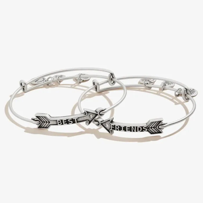 Jewelry Sets Women Alex And Ani Best Friends Arrow Charm Bangles Set Of 2 Rafaelian Silver