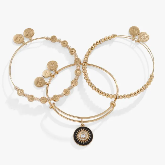 Jewelry Sets Women Alex And Ani Make Your Own Sunshine039 Set Of 3 Gold