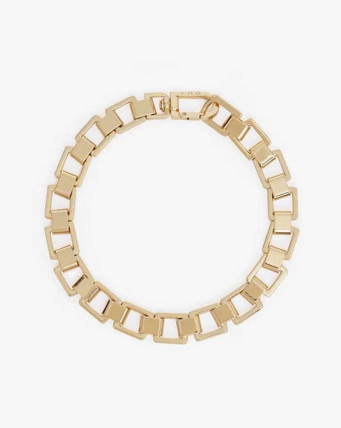 Jewels Women IRO SQUARE GOLD CHAIN NECKLACE
