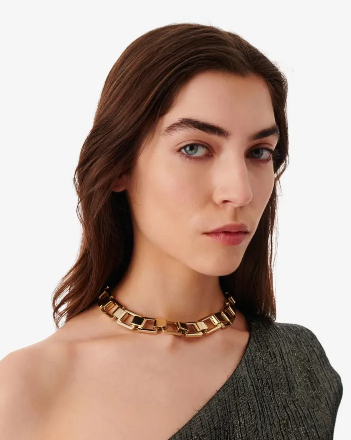 Jewels Women IRO SQUARE GOLD CHAIN NECKLACE