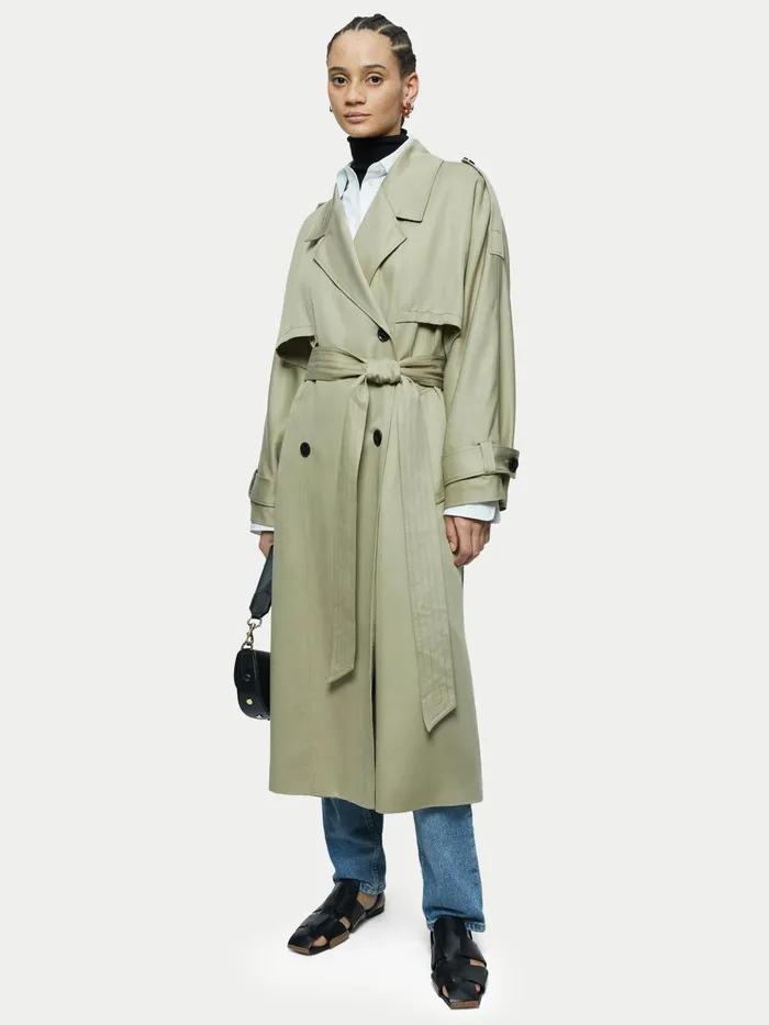 Jigsaw Coats Women Camarin Trench Cream