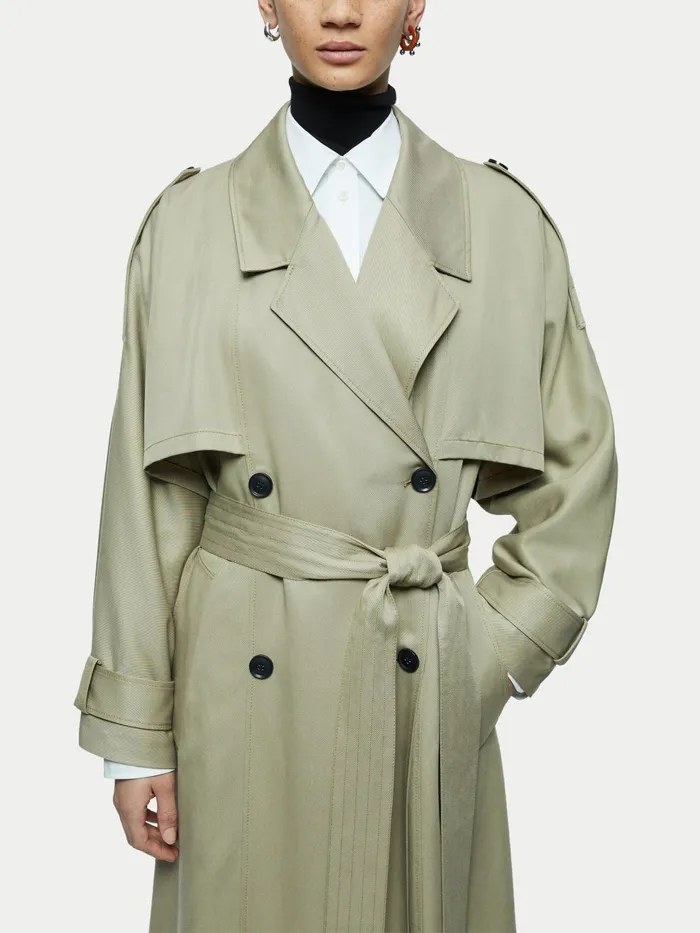 Jigsaw Coats Women Camarin Trench Cream
