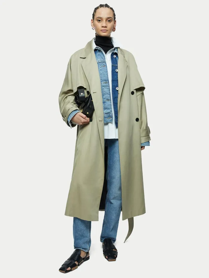 Jigsaw Coats Women Camarin Trench Cream