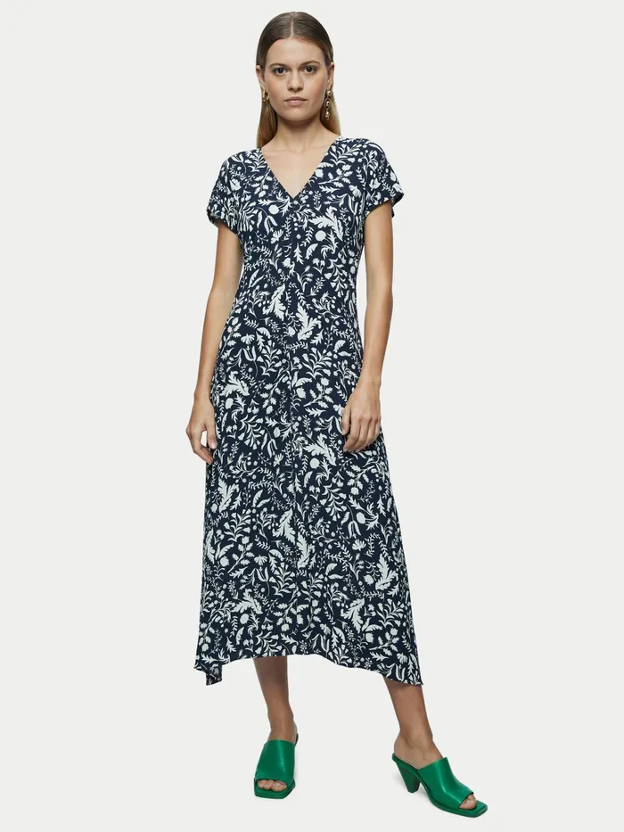 Jigsaw Dresses and Jumpsuits Women Laurel Midi Dress Blue