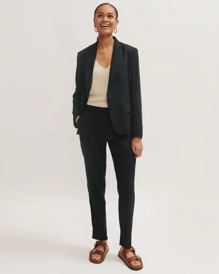 Jigsaw Jackets Women Portofino Linen Jacket Blue