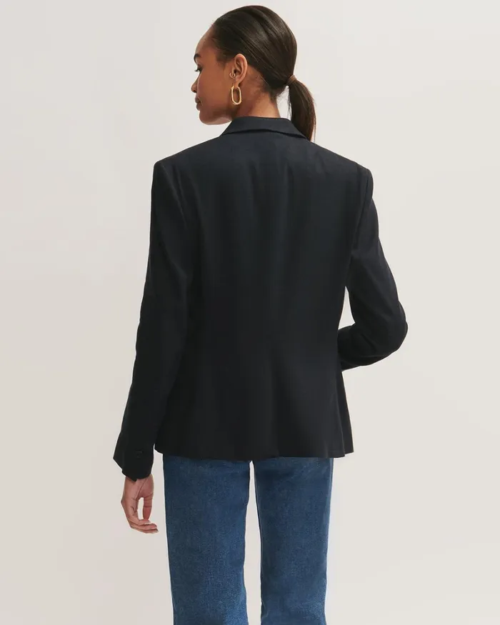 Jigsaw Jackets Women Portofino Linen Jacket Blue