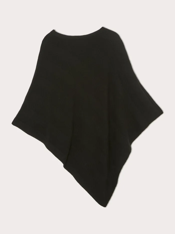 Jigsaw Ponchos and Scarves Women Cashmere Poncho Black