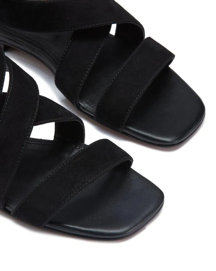 Jigsaw Shoes and Sandals Women Kaber Suede Strappy Sandal Black
