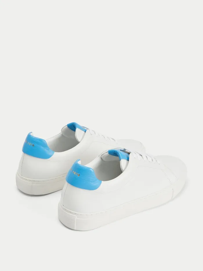 Jigsaw Shoes and Sandals Women Miah Leather Trainer Blue