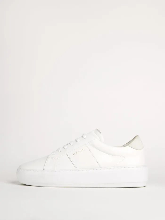 Jigsaw Shoes and Sandals Women Riva Leather Platform Trainer White