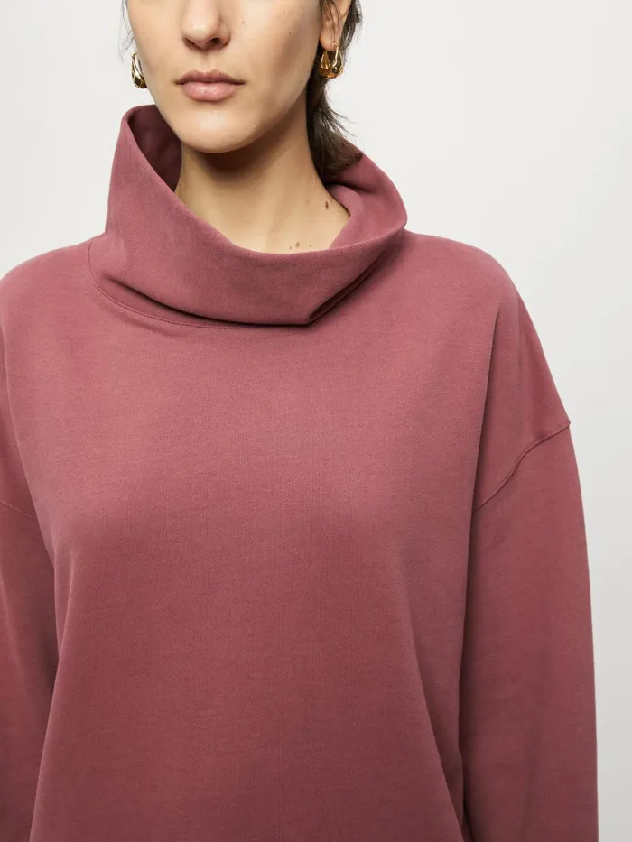 Jigsaw Tshirts Women Cotton Turtleneck Sweatshirt Pink