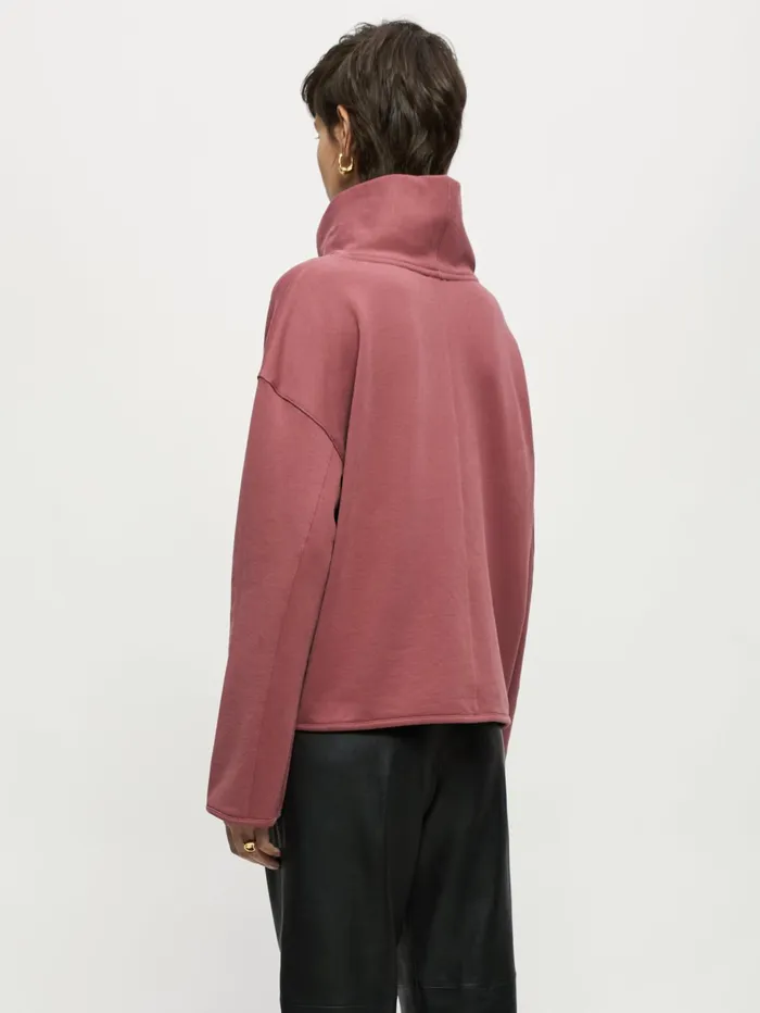 Jigsaw Tshirts Women Cotton Turtleneck Sweatshirt Pink