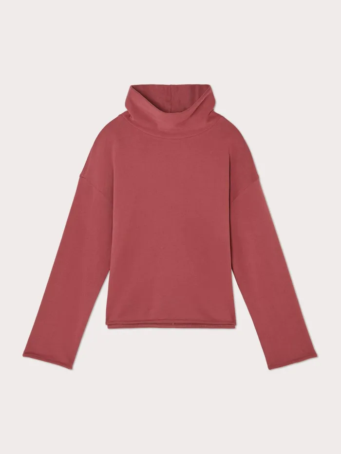 Jigsaw Tshirts Women Cotton Turtleneck Sweatshirt Pink