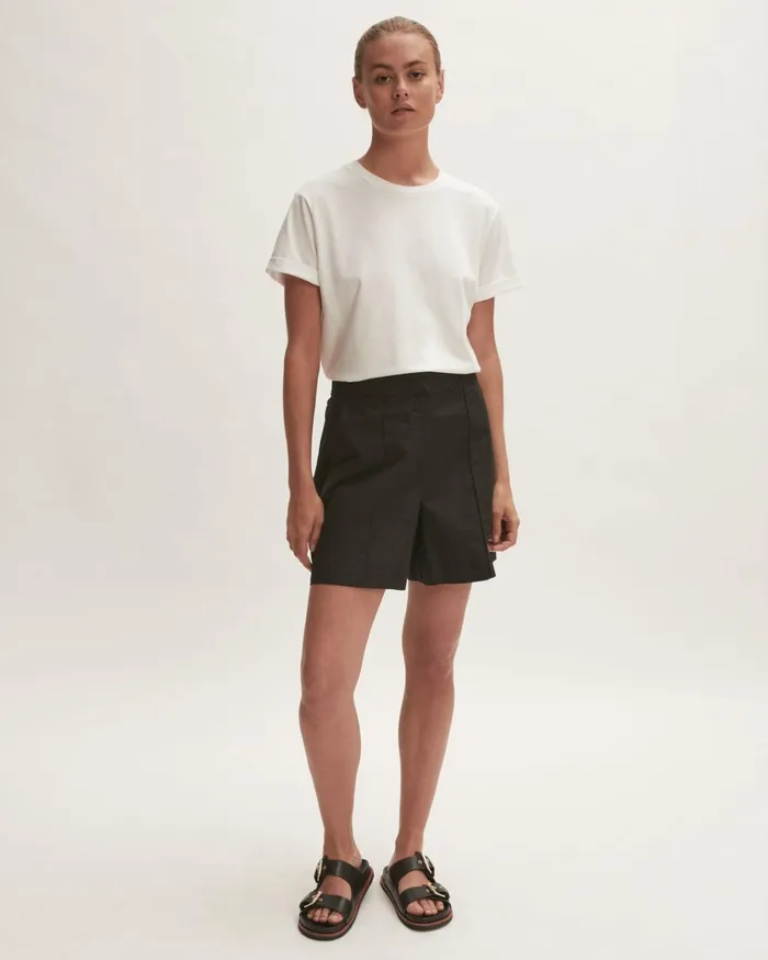 Jigsaw Tshirts Women Hove Cotton Boyfriend Tee White