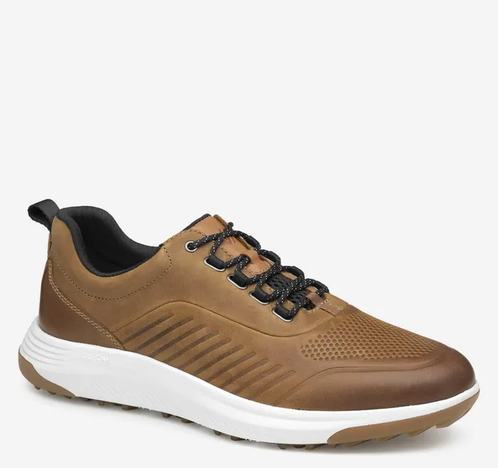 Johnston and Murphy Amherst GL1 Luxe Hybrid Tan Oiled Waterproof Full Grain Men Sneakers Johnston and Murphy Amherst GL1 Luxe Hybrid Tan Oiled Waterproof Full Grain Men Sneakers