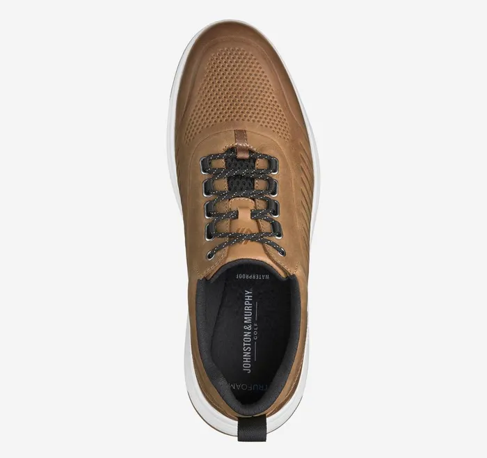Johnston and Murphy Amherst GL1 Luxe Hybrid Tan Oiled Waterproof Full Grain Men Sneakers Johnston and Murphy Amherst GL1 Luxe Hybrid Tan Oiled Waterproof Full Grain Men Sneakers