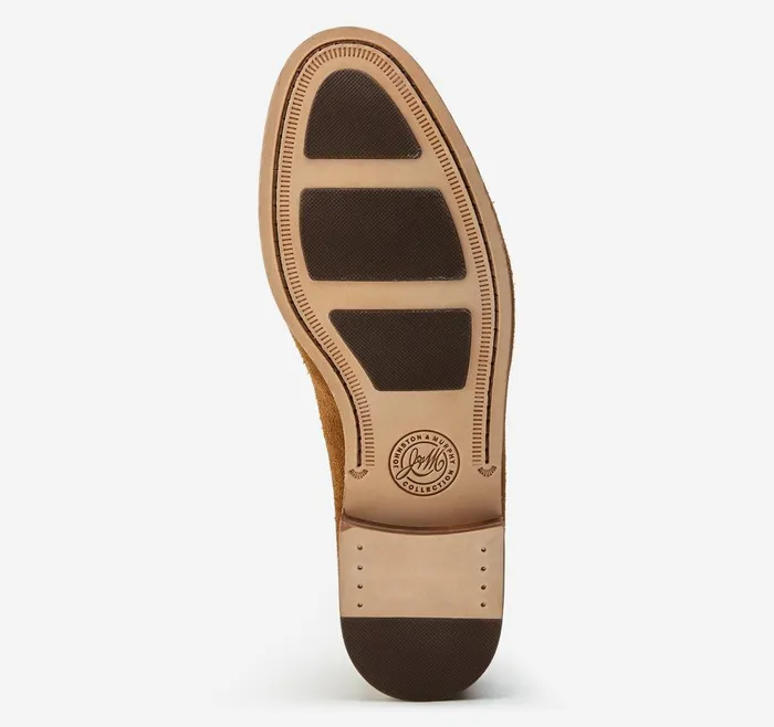 Johnston and Murphy Baldwin Bit Cognac Sheepskin Men SlipOns Johnston and Murphy Baldwin Bit Cognac Sheepskin Men SlipOns