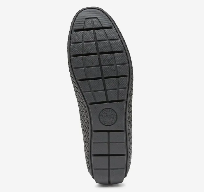 Johnston and Murphy Baldwin Driver Woven SlipOn Black Sheepskin Men SlipOns Johnston and Murphy Baldwin Driver Woven SlipOn Black Sheepskin Men SlipOns