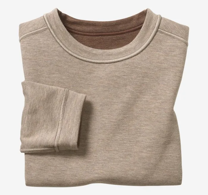 Johnston and Murphy Boys Reversible Solid Crewneck Rustoatmeal Boys Sweaters and Knits Johnston and Murphy Boys Reversible Solid Crewneck Rustoatmeal Boys Sweaters and Knits