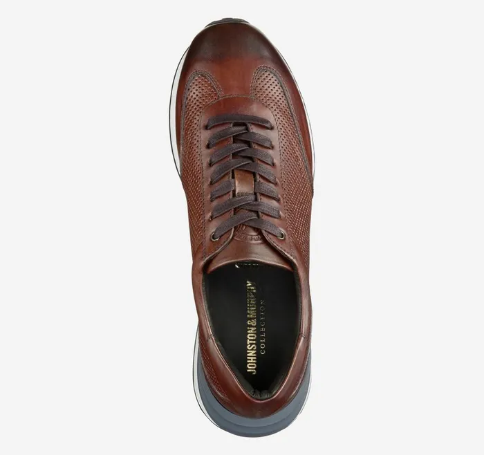 Johnston and Murphy Briggs Perfed UThroat Brown Italian Calfskin Men LaceUps Johnston and Murphy Briggs Perfed UThroat Brown Italian Calfskin Men LaceUps