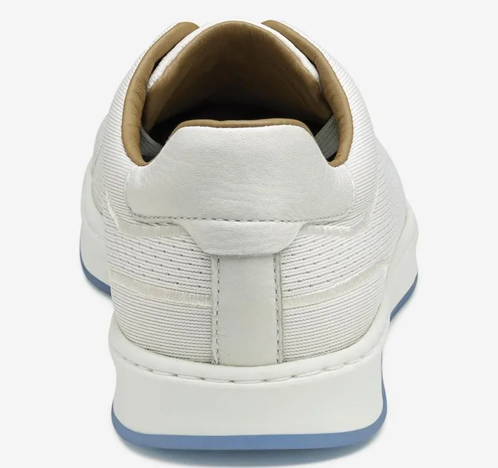 Johnston and Murphy Daxton Knit LaceUp White Knit Men Sneakers Johnston and Murphy Daxton Knit LaceUp White Knit Men Sneakers