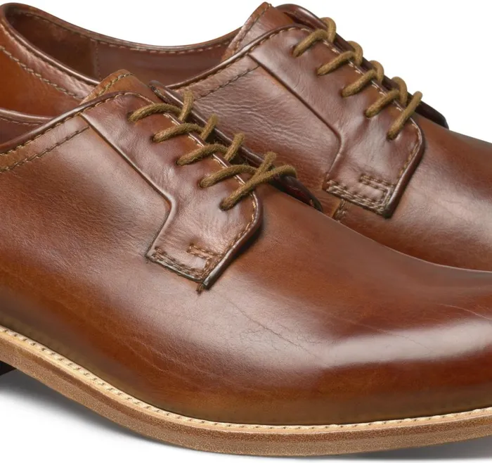 Johnston and Murphy Dudley Plain Toe Tan Dipdyed Calfskin Men Dress Classics Johnston and Murphy Dudley Plain Toe Tan Dipdyed Calfskin Men Dress Classics