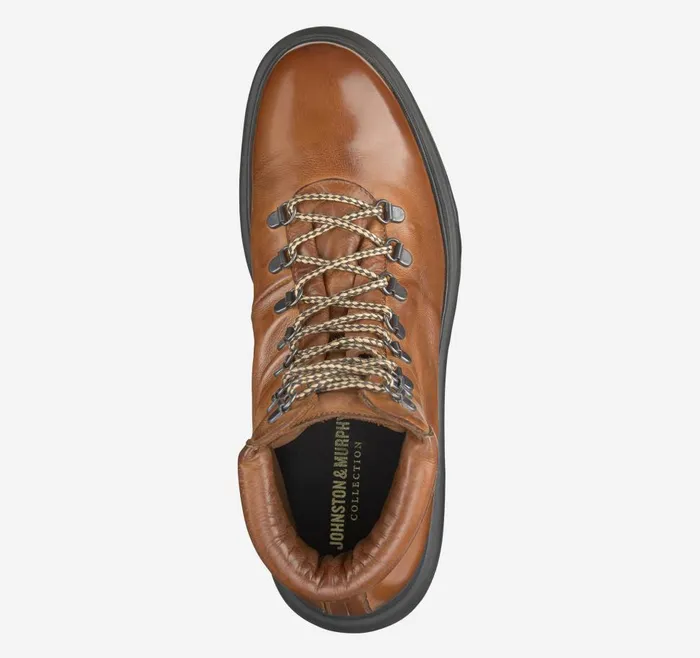 Johnston and Murphy Everson Alpine Boot Tan Italian Calfskin Men Boots Johnston and Murphy Everson Alpine Boot Tan Italian Calfskin Men Boots