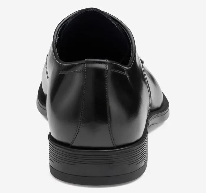 Johnston and Murphy Flynch Plain Toe Black Italian Calfskin Men LaceUps Johnston and Murphy Flynch Plain Toe Black Italian Calfskin Men LaceUps