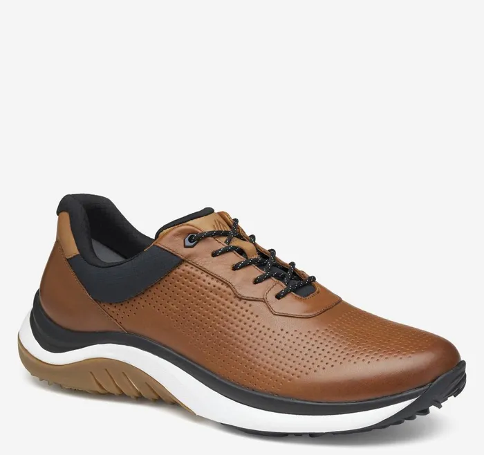 Johnston and Murphy HT1Luxe UThroat Tan Waterproof Full Grain Men Sneakers