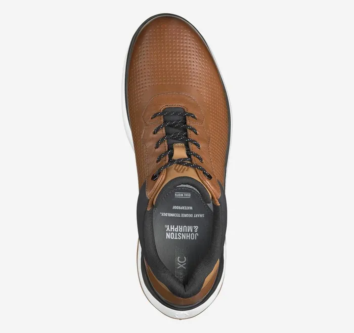 Johnston and Murphy HT1Luxe UThroat Tan Waterproof Full Grain Men Sneakers Johnston and Murphy HT1Luxe UThroat Tan Waterproof Full Grain Men Sneakers