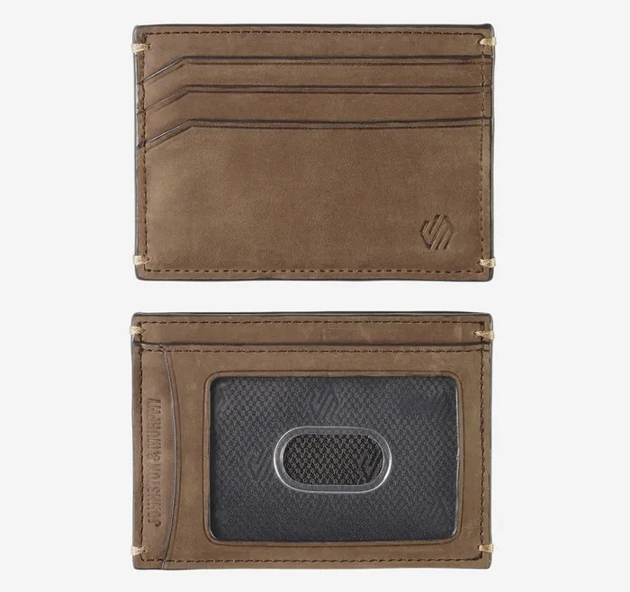 Johnston and Murphy Jackson Weekender Case Tan Oiled Men Wallets