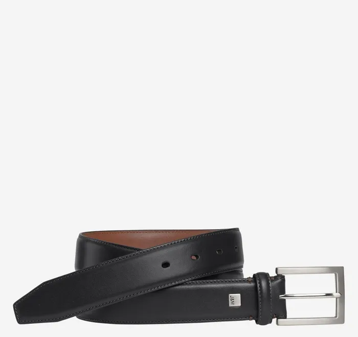 Johnston and Murphy Johnston and Murphy Dress Belt Black Men Belts